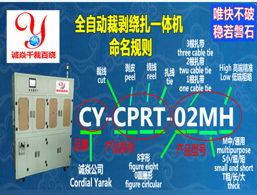 裁线剥皮绕扎一体机命名规则