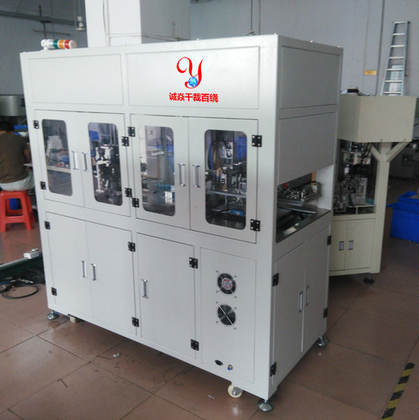 小圆圈裁线绕线扎线一体机